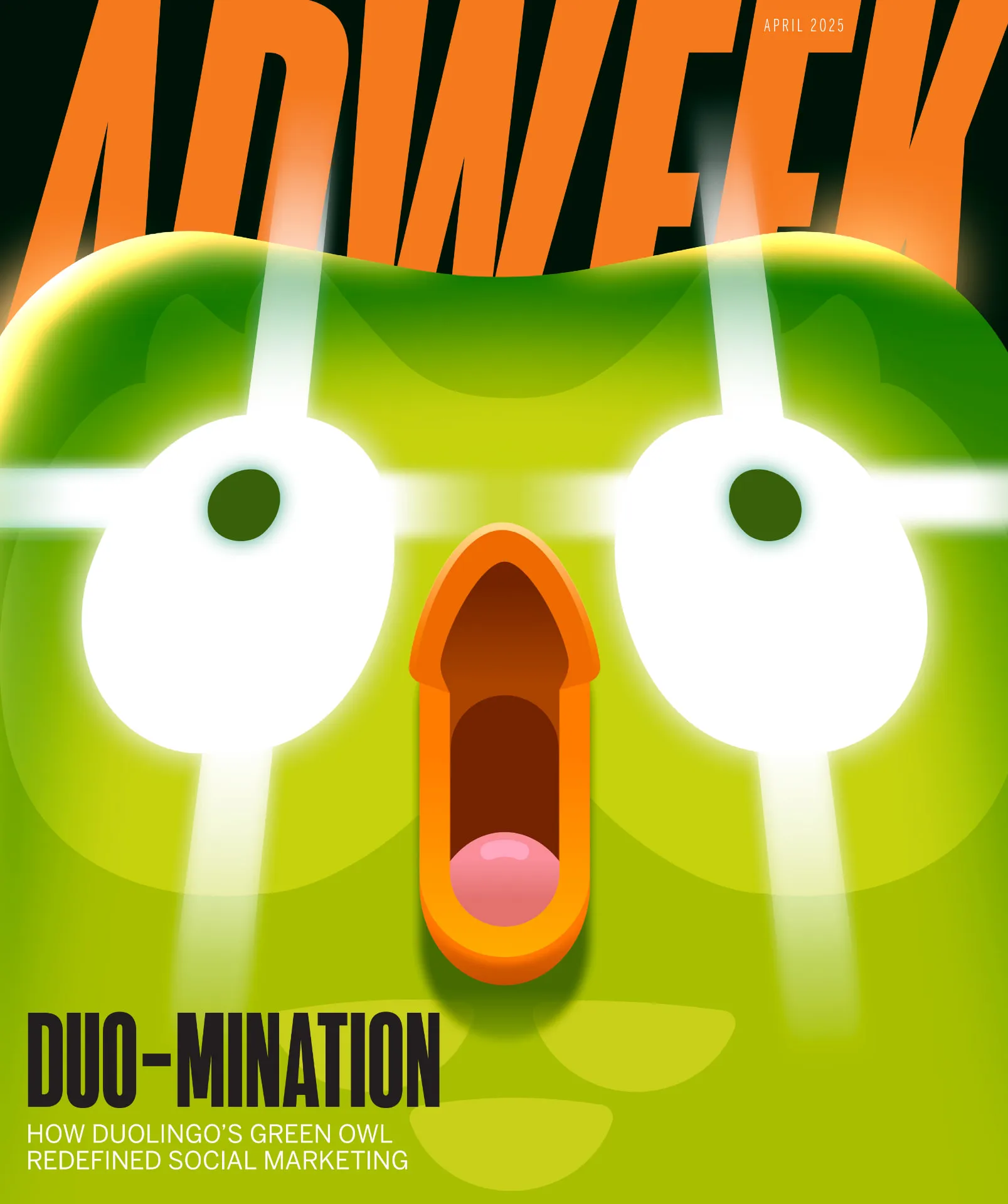 Duolingo Duo-mination Adweek cover