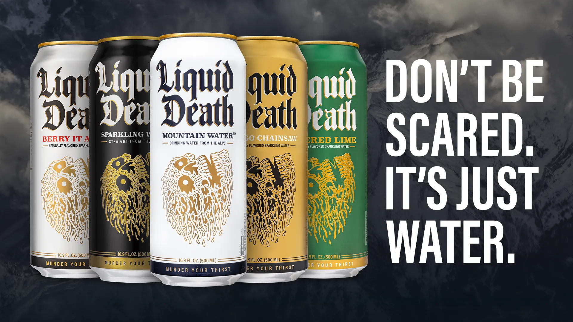 Liquid Death Don’t be scared It’s just water